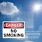 Signmission No Smoking Danger Sign, Vinyl Decal, 14in W x 10in L, 2PK OS-2PACK-DS-D-1014-L-19452 - alternate 2